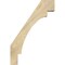 Ekena Millwork 6"W x 26"D x 38"H Merced Rough Sawn Knee Brace, Douglas Fir BRC06X26X38MRC00RDF - alternate 2